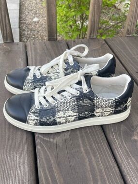 TORY BURCH Howell Court Printed Tumbled Leather Women's sneakers